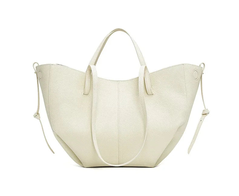 Genuine Leather Classic Large Tote Bag
