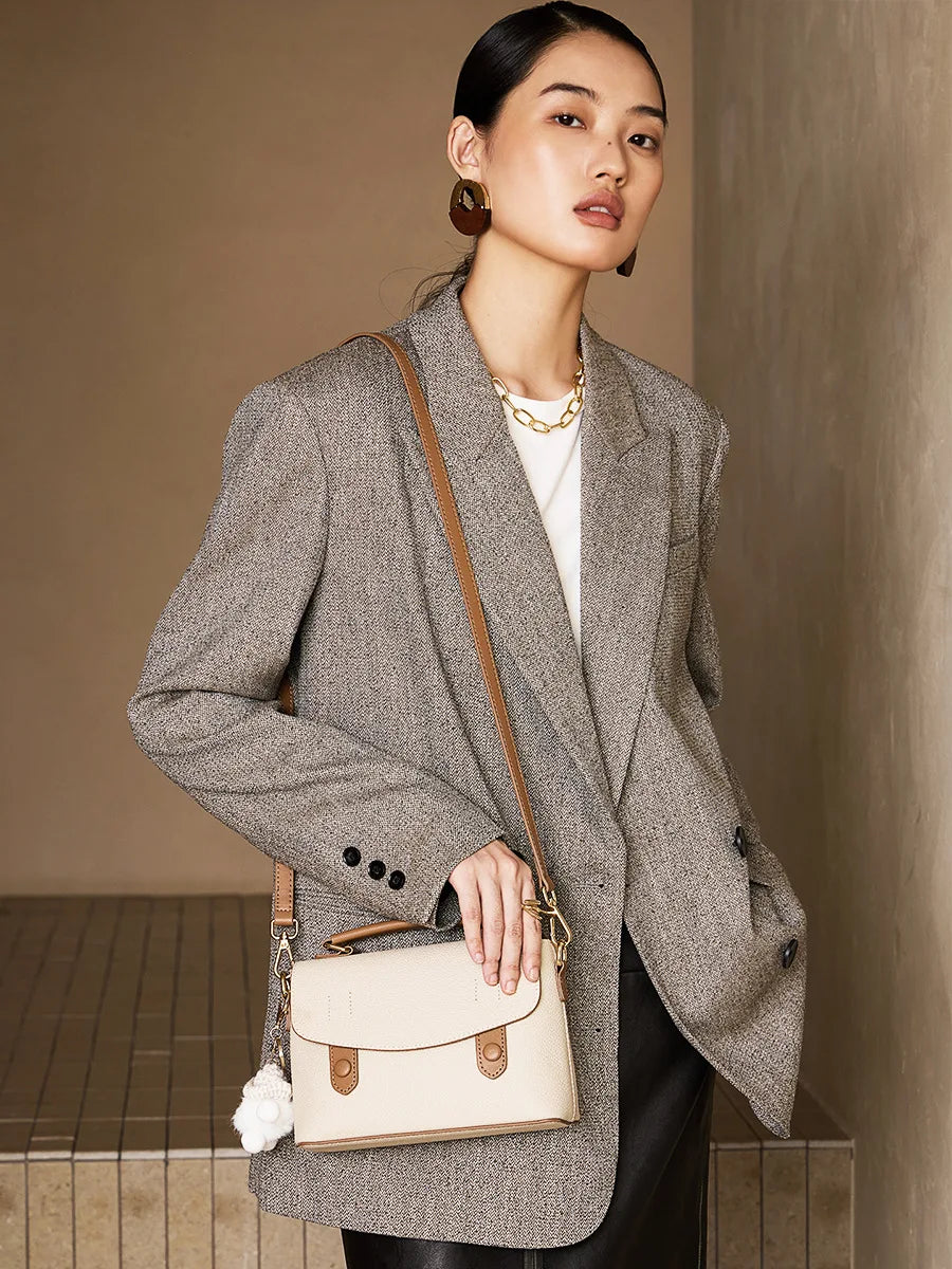 Aura Genuine Leather Mini Cross body Bag