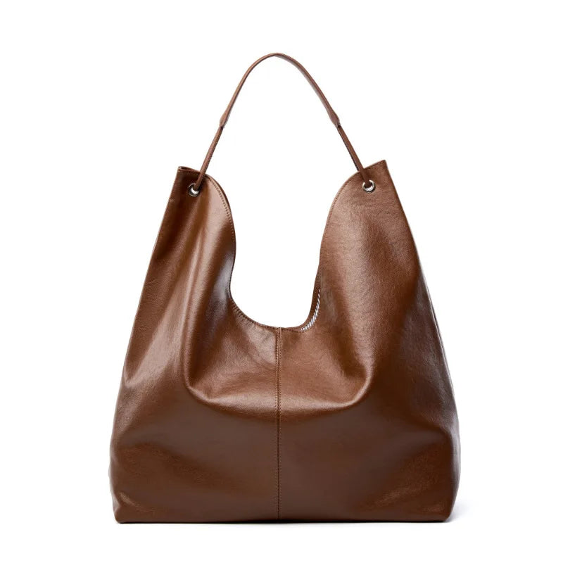Premium Genuine Leather Chic Multi-Way Underarm Purse
