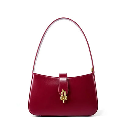 Sovereign Premium Cowhide Elegant Underarm Shoulder Bag