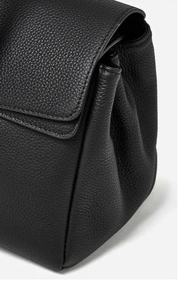 Aura Genuine Leather Lock-Clasp Envelope Bag
