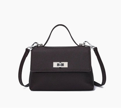 Aura Genuine Leather Minimalist Statement Bag