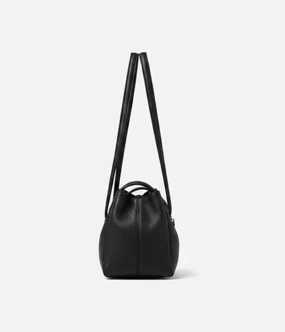 Aura Genuine Leather Lock-Clasp Envelope Bag