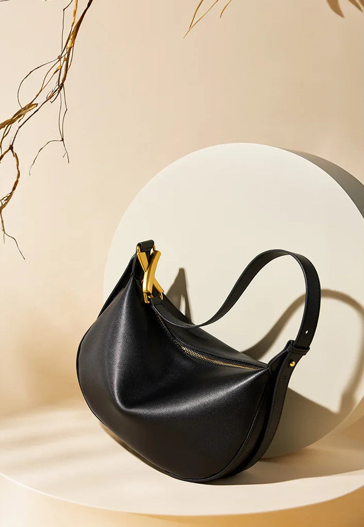 Imperial Premium Cowhide Spacious Minimalist Crossbody Bag