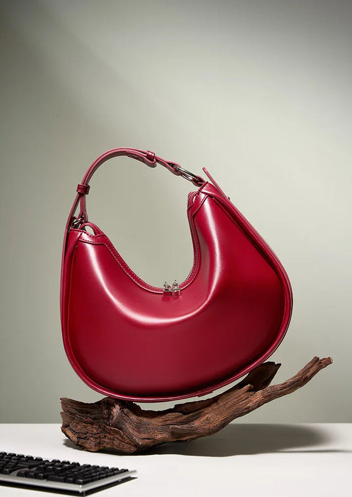 Celestial Genuine Leather Minimalist Luxury Flap Tote