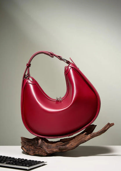 Celestial Genuine Leather Minimalist Luxury Flap Tote