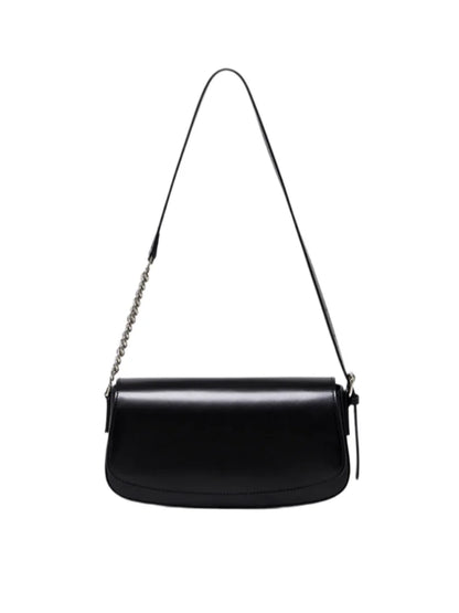 Nova Genuine Leather Asymmetric Strap Underarm Bag