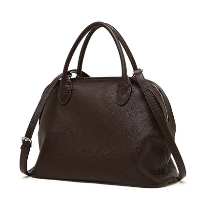 Aura Genuine Leather Fluid Silhouette Tote