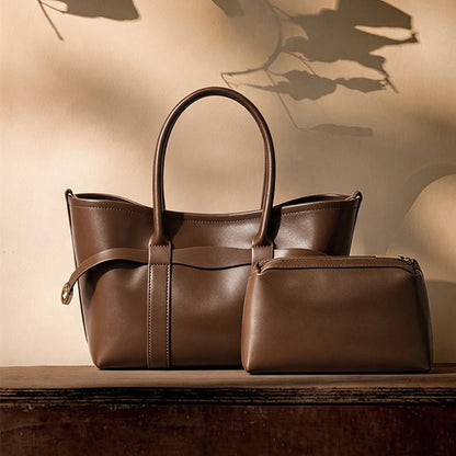 Urban Premium Cowhide Spacious Commuter Shoulder Bag