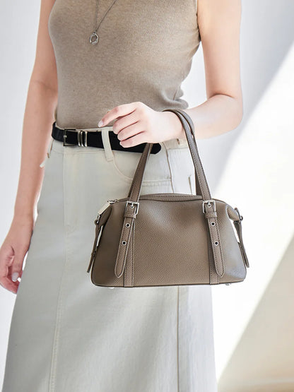 Elysian Genuine Leather Convertible Mini Satchel