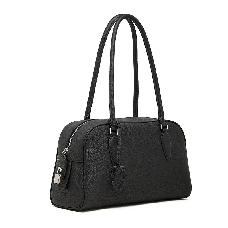 Dynasty Genuine Leather Large Capacity Underarm Tote