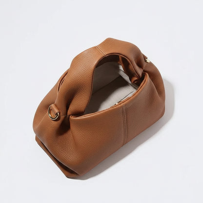 Serena Genuine Leather Slouchy Hobo Satchel
