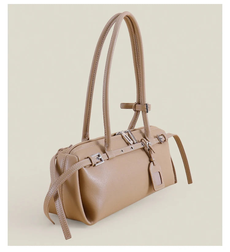 Genuine Leather Leisure Handbag