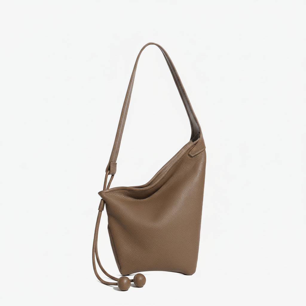 Zephyr Genuine Leather Sloping Contour Hobo