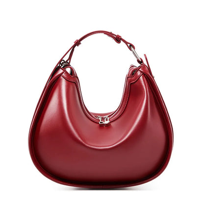 Celestial Genuine Leather Minimalist Luxury Flap Tote