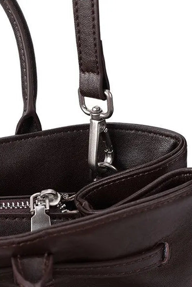 Monarch Genuine Leather Retro Style Everyday Handbag