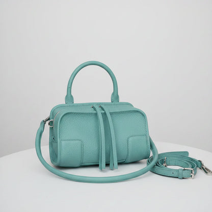 Aura Premium Genuine Leather Boxy Cross body Bag