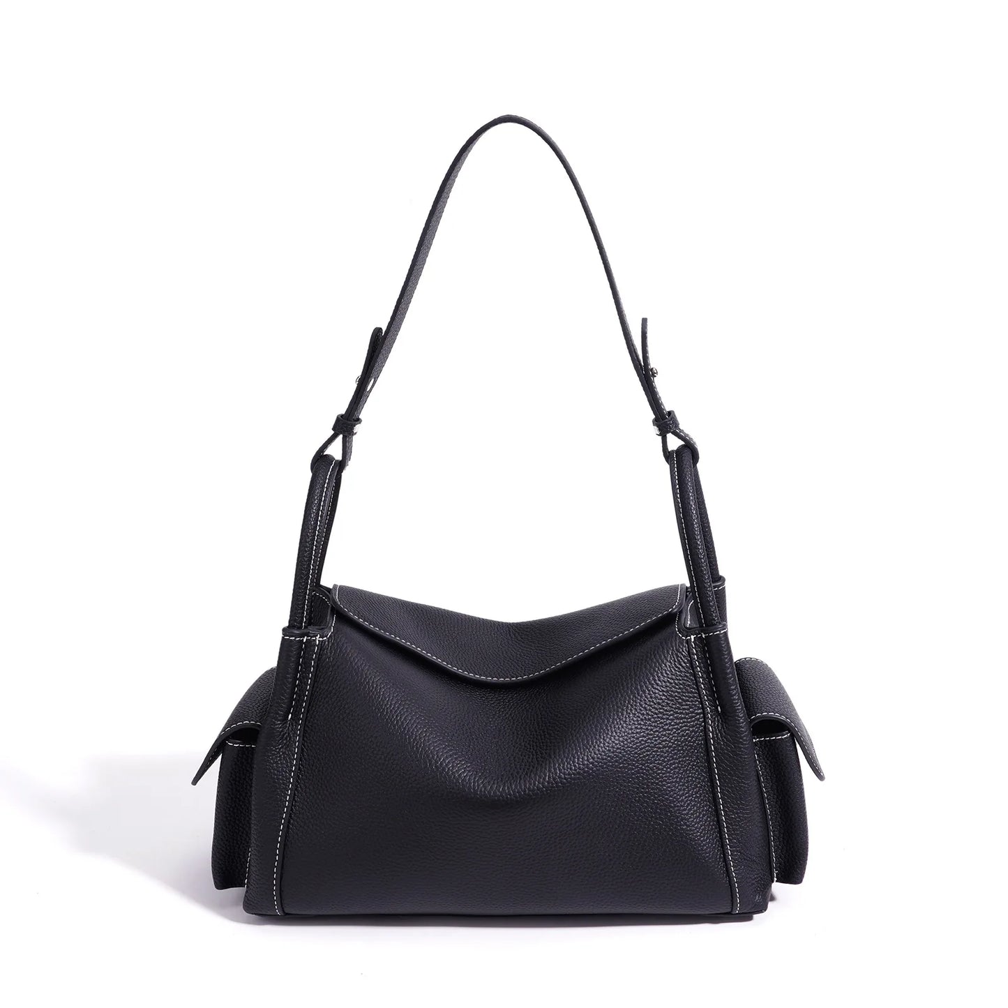 Sophisticated Leather Daily Commuter Shoulder Bag