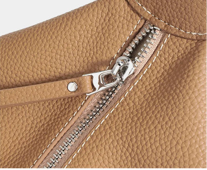 Premium Genuine Leather Chic Designer Tote and Small Purse Set