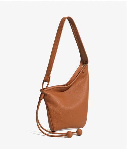 Zephyr Genuine Leather Sloping Contour Hobo