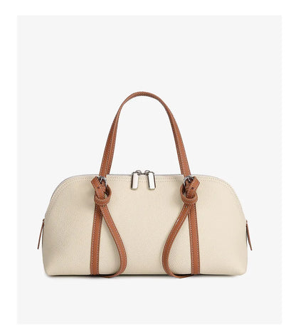 Orb Artisan Genuine Leather Contour Shoulder Bag