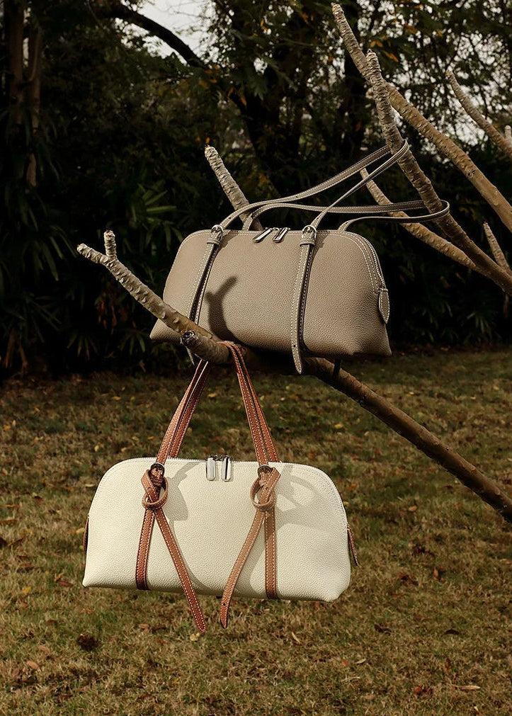 Orb Artisan Genuine Leather Contour Shoulder Bag