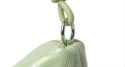 Premium Half Moon Leather Shoulder Handbag