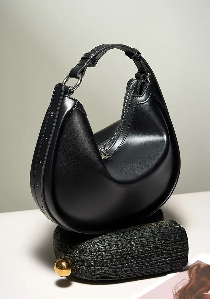 Celestial Genuine Leather Minimalist Luxury Flap Tote