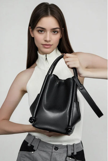 Elysian Genuine Leather High-Quality Soft Cowhide Tote Bag
