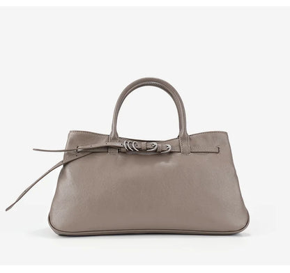 Monarch Genuine Leather Retro Style Everyday Handbag