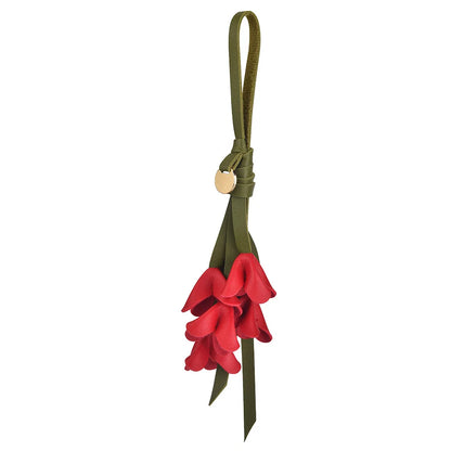Elegant Flower Bag Charm