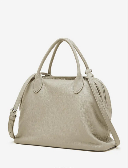 Aura Genuine Leather Fluid Silhouette Tote