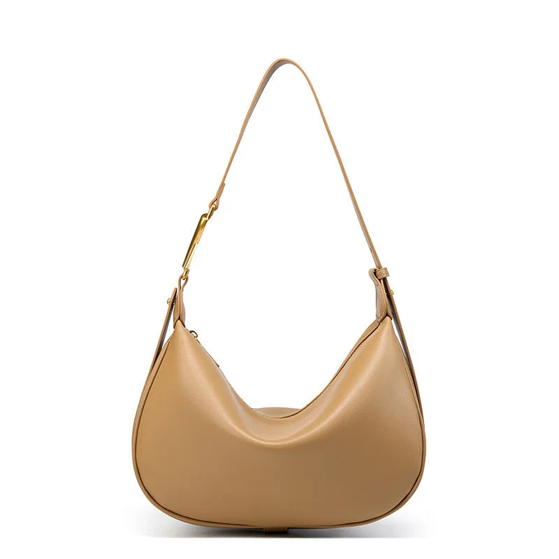 Imperial Premium Cowhide Spacious Minimalist Crossbody Bag