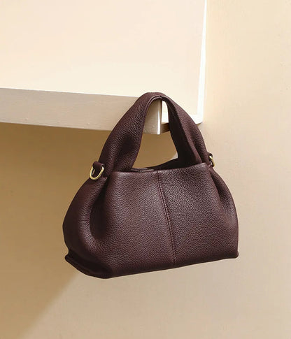 Serena Genuine Leather Slouchy Hobo Satchel