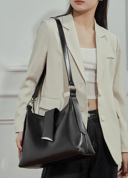 Aura Genuine Leather Milano Curved Shoulder Bag