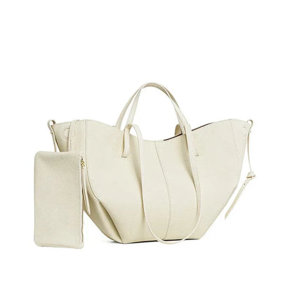 Genuine Leather Classic Large Tote Bag