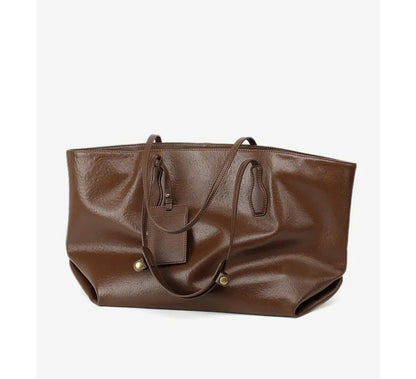 Genuine Leather Luxury Shoulder Tote Bag