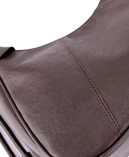 Genuine Leather Vintage Dumpling Shoulder Bag