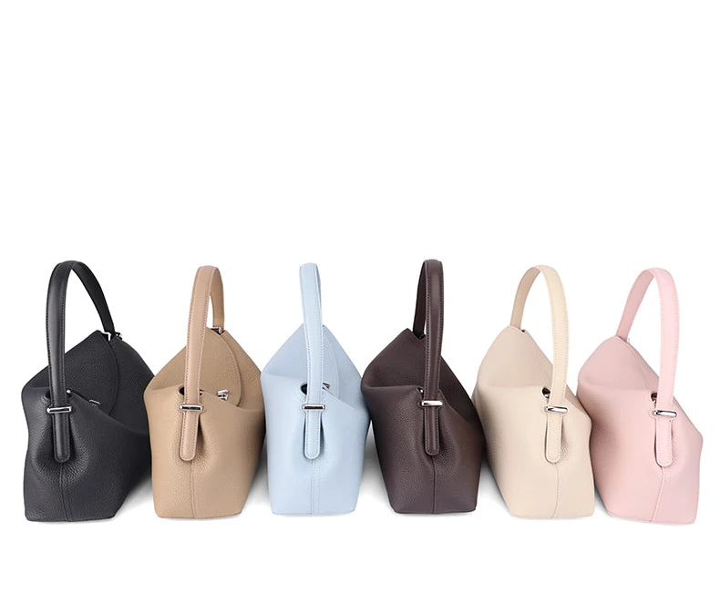 Genuine Leather Retro Handbag