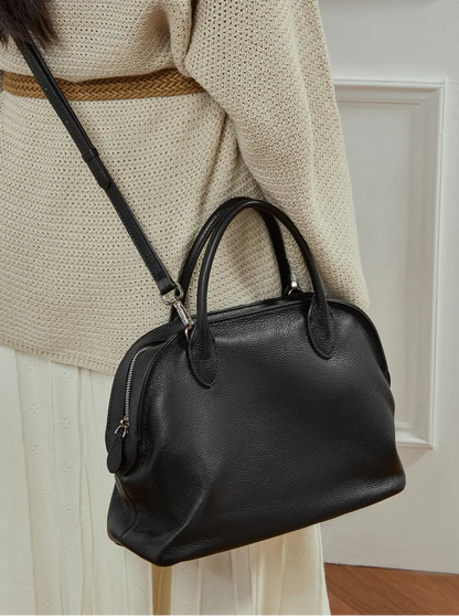 Aura Genuine Leather Fluid Silhouette Tote