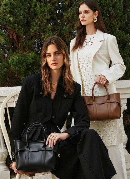 Urban Premium Cowhide Spacious Commuter Shoulder Bag