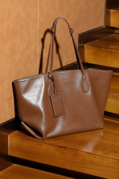 Genuine Leather Luxury Shoulder Tote Bag