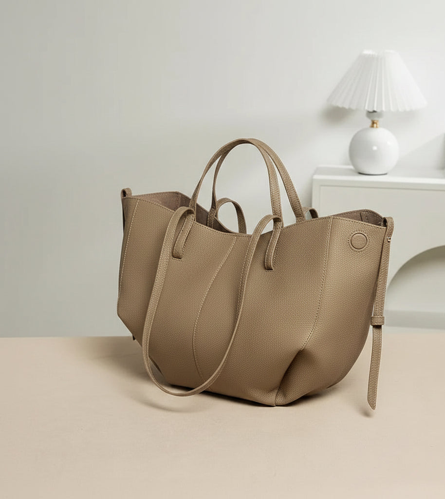 Genuine Leather Classic Large Tote Bag