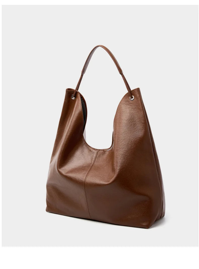 Premium Genuine Leather Chic Multi-Way Underarm Purse