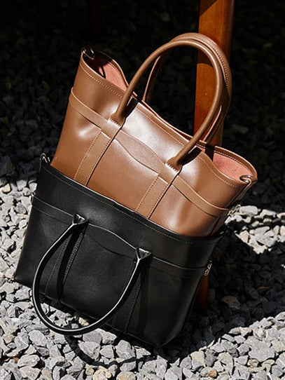 Urban Premium Cowhide Spacious Commuter Shoulder Bag