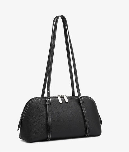 Orb Artisan Genuine Leather Contour Shoulder Bag