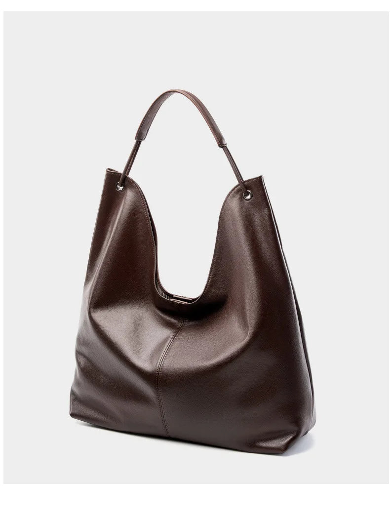 Premium Genuine Leather Chic Multi-Way Underarm Purse