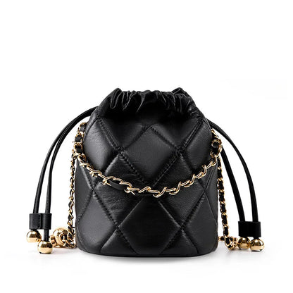 Majestic Luxury Genuine Leather Chain Shoulder Bag