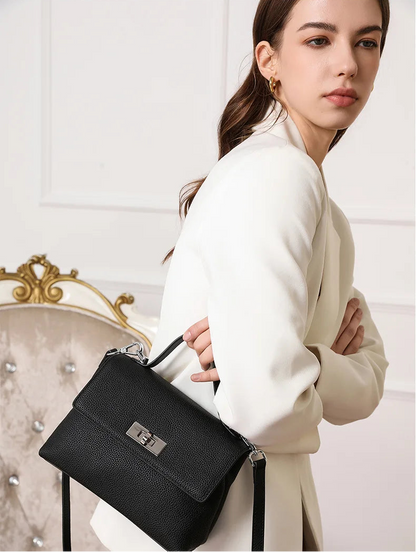 Aura Genuine Leather Minimalist Statement Bag
