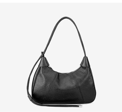 Genuine Leather Vintage Dumpling Shoulder Bag